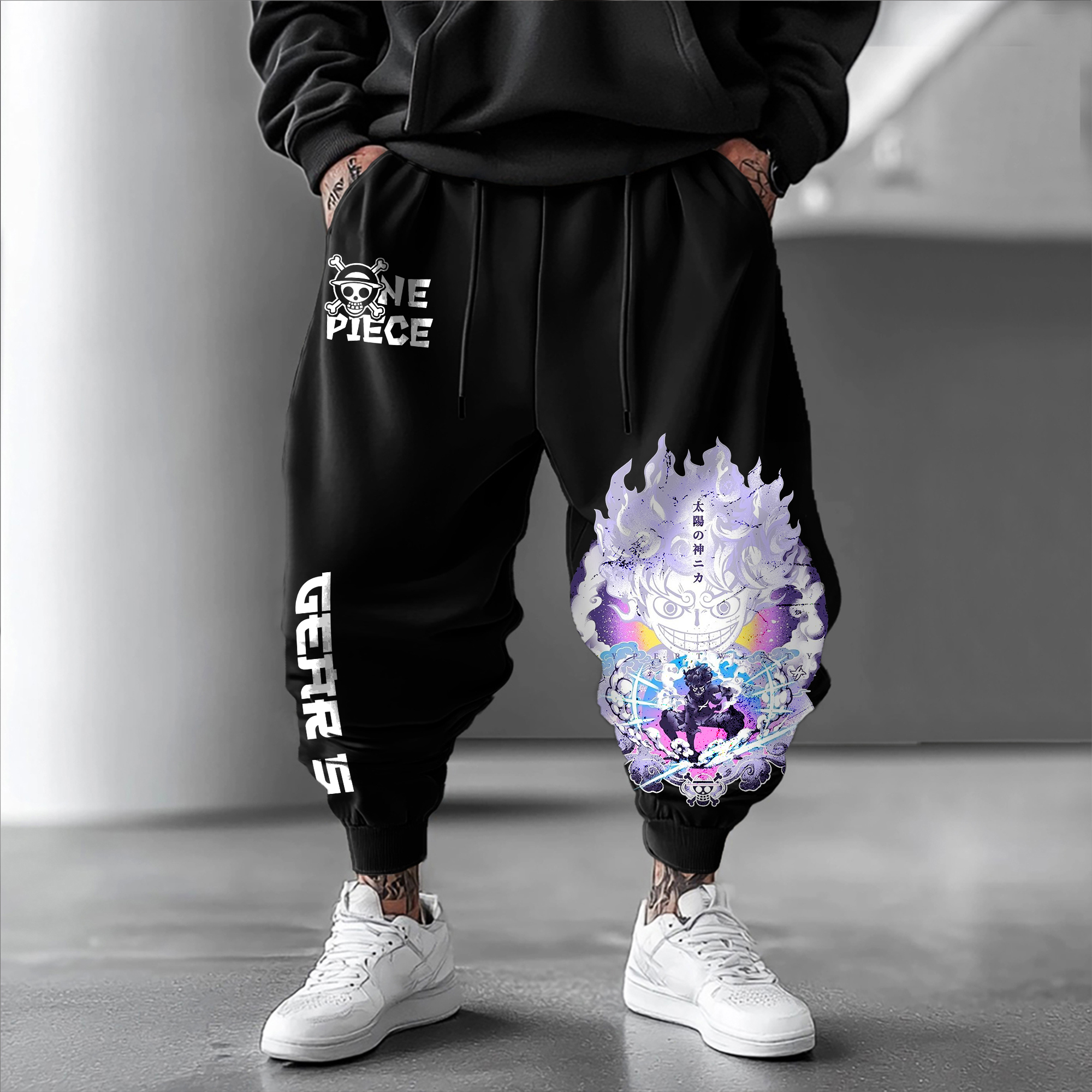 Unisex Anime Printed  Pants丨 Luffy Gear 5