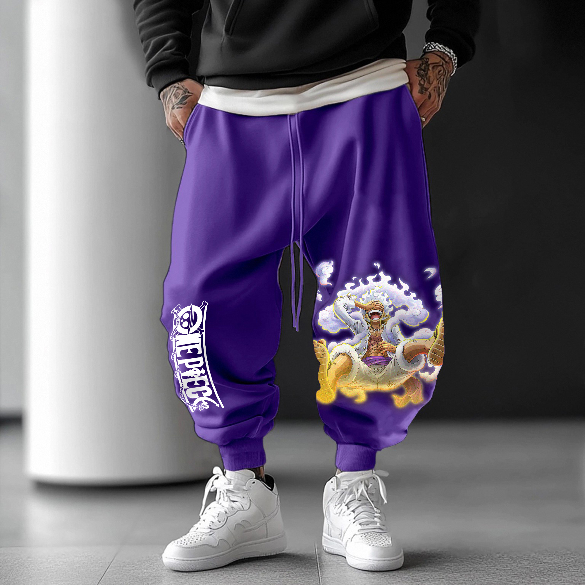 Unisex Anime Printed  Pants丨 Luffy Gear 5