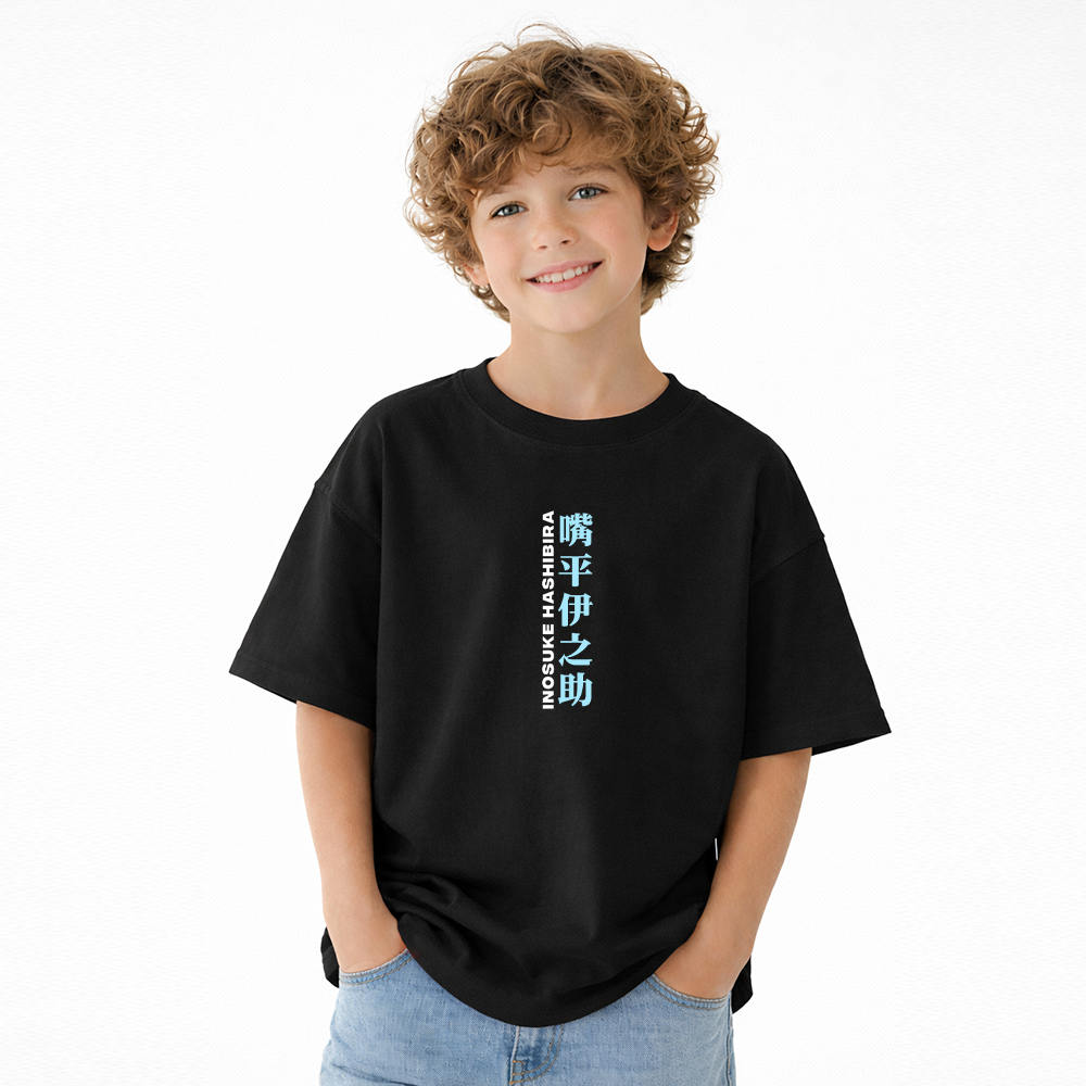 Demon Slayer Anime Graphic T-Shirt for Kids Cartoon Print Cotton Tee