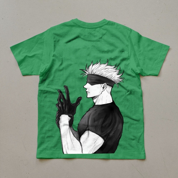Unisex Oversized Anime Print T-Shirt