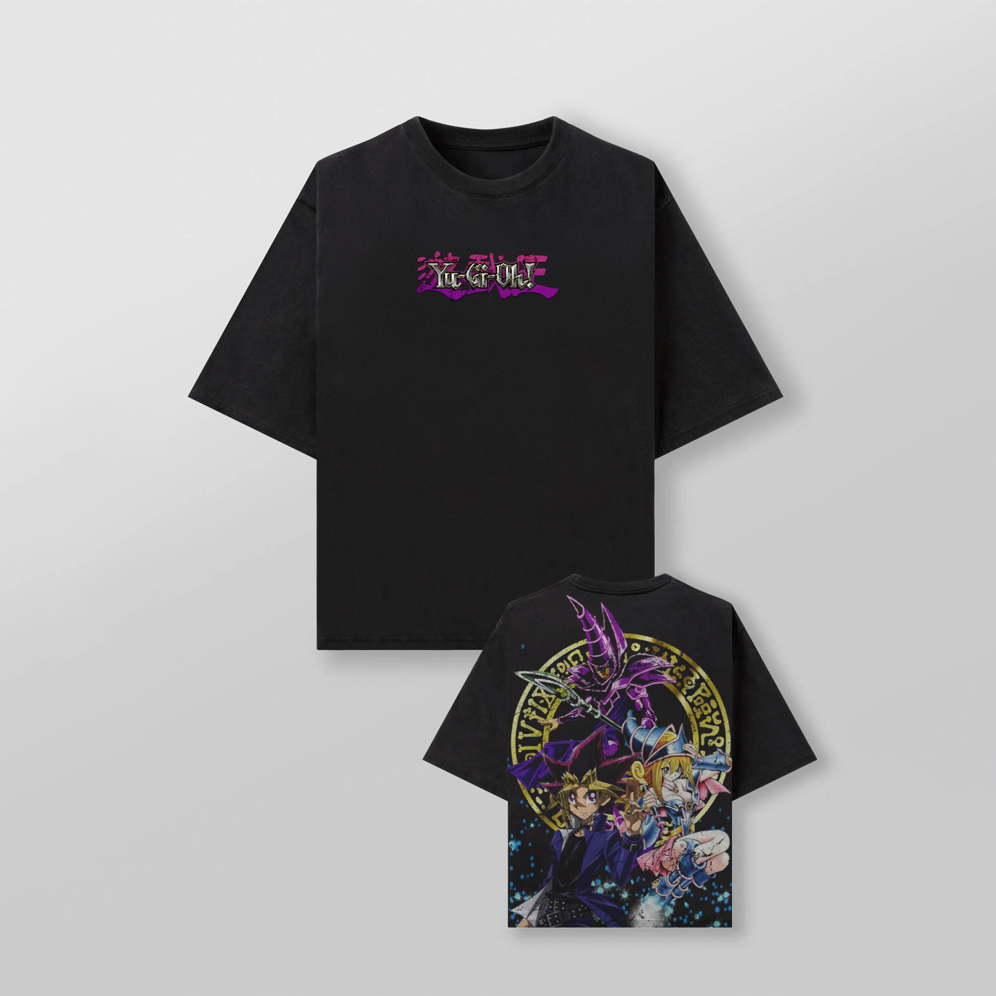 Unisex "Yu-Gi-Oh!" Game Anime Graphic Print T-Shirt Set-comicclothing