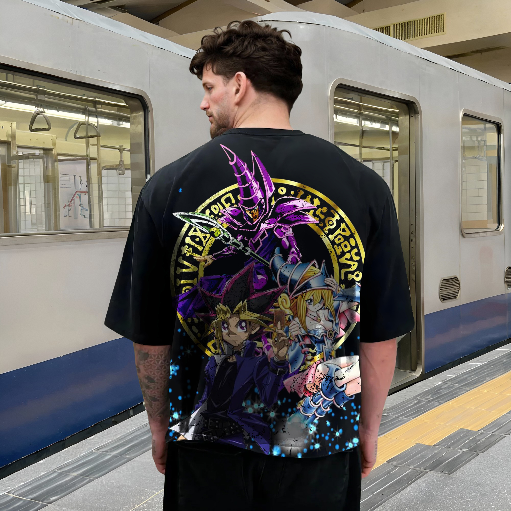 Unisex "Yu-Gi-Oh!" Game Anime Graphic Print T-Shirt Set-comicclothing