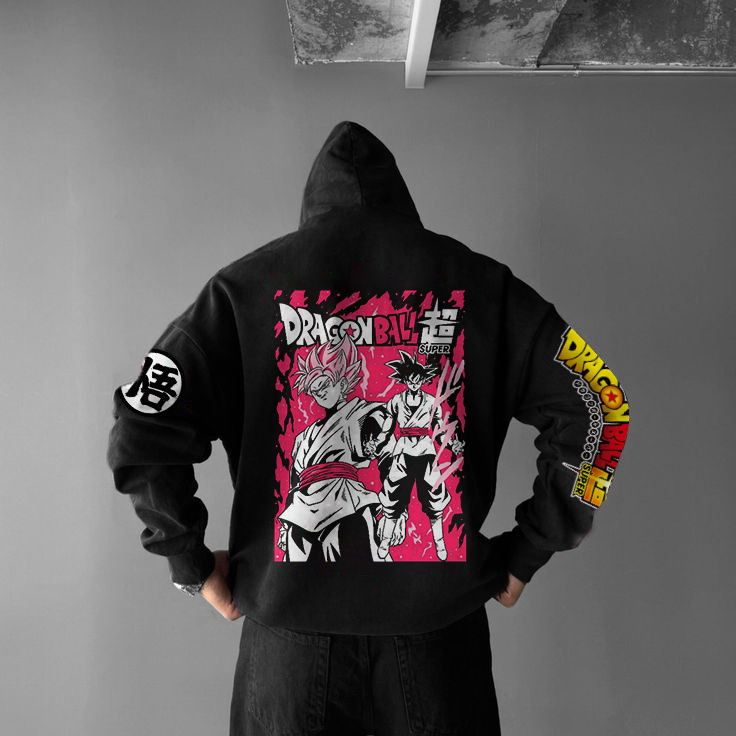 Unisex Anime Graphic Streetwear Vintage Hoodie