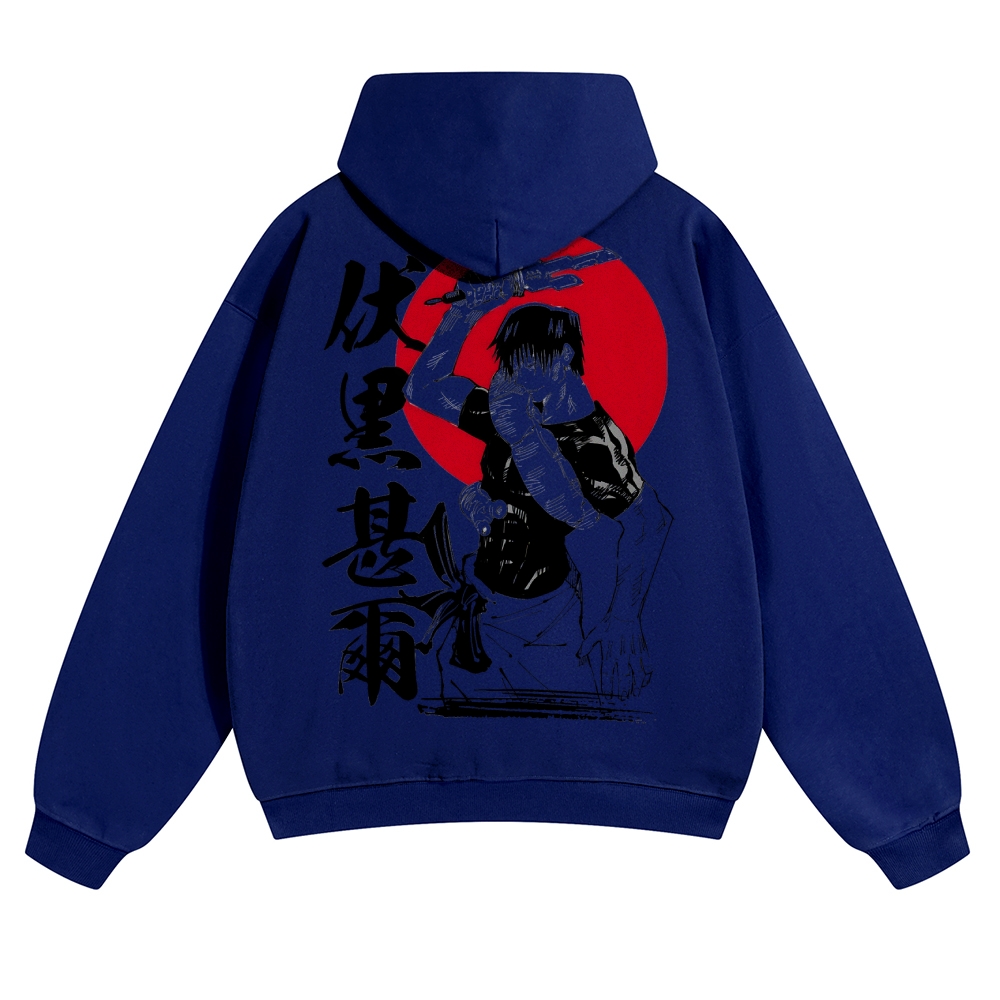 Unisex Casual Anime Print Hoodie