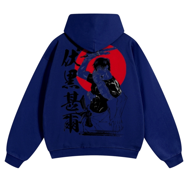 Unisex Casual Anime Print Hoodie