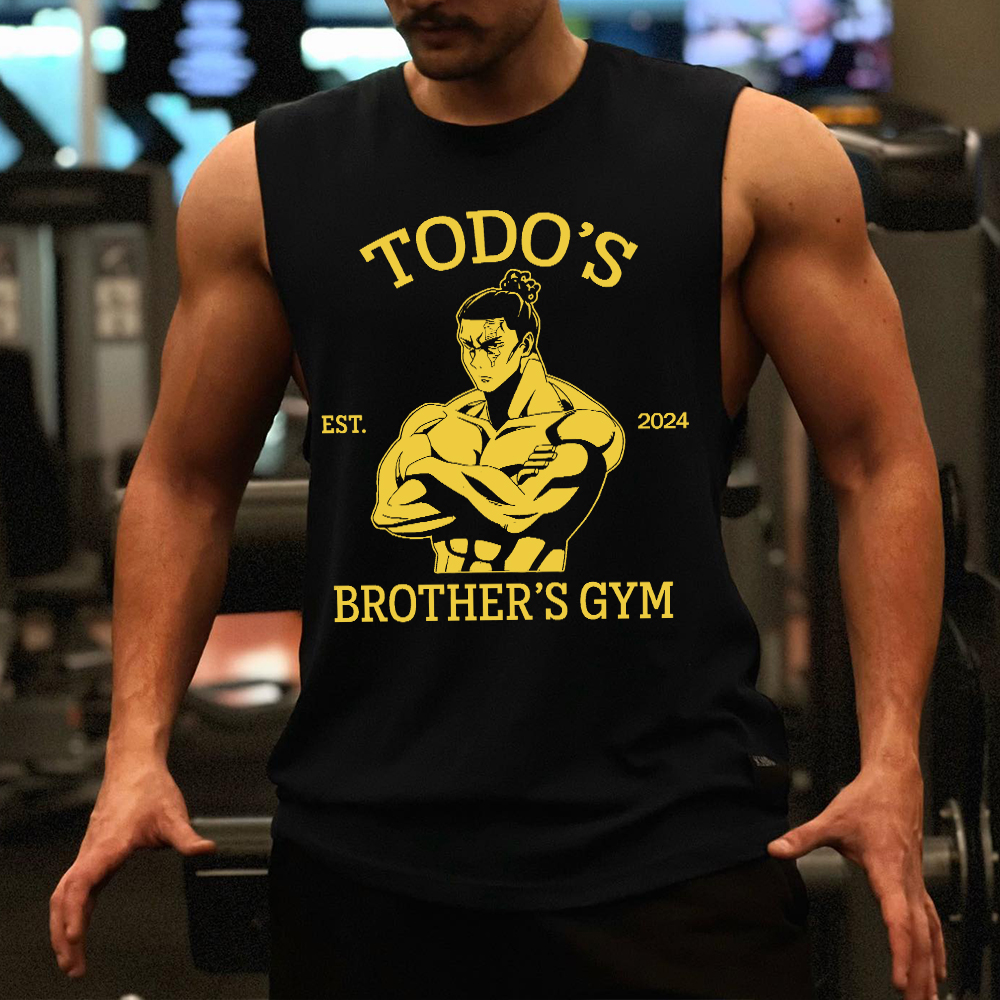 Men's Casual Anime Aoi Todo Gym Tank Top-comicclothing