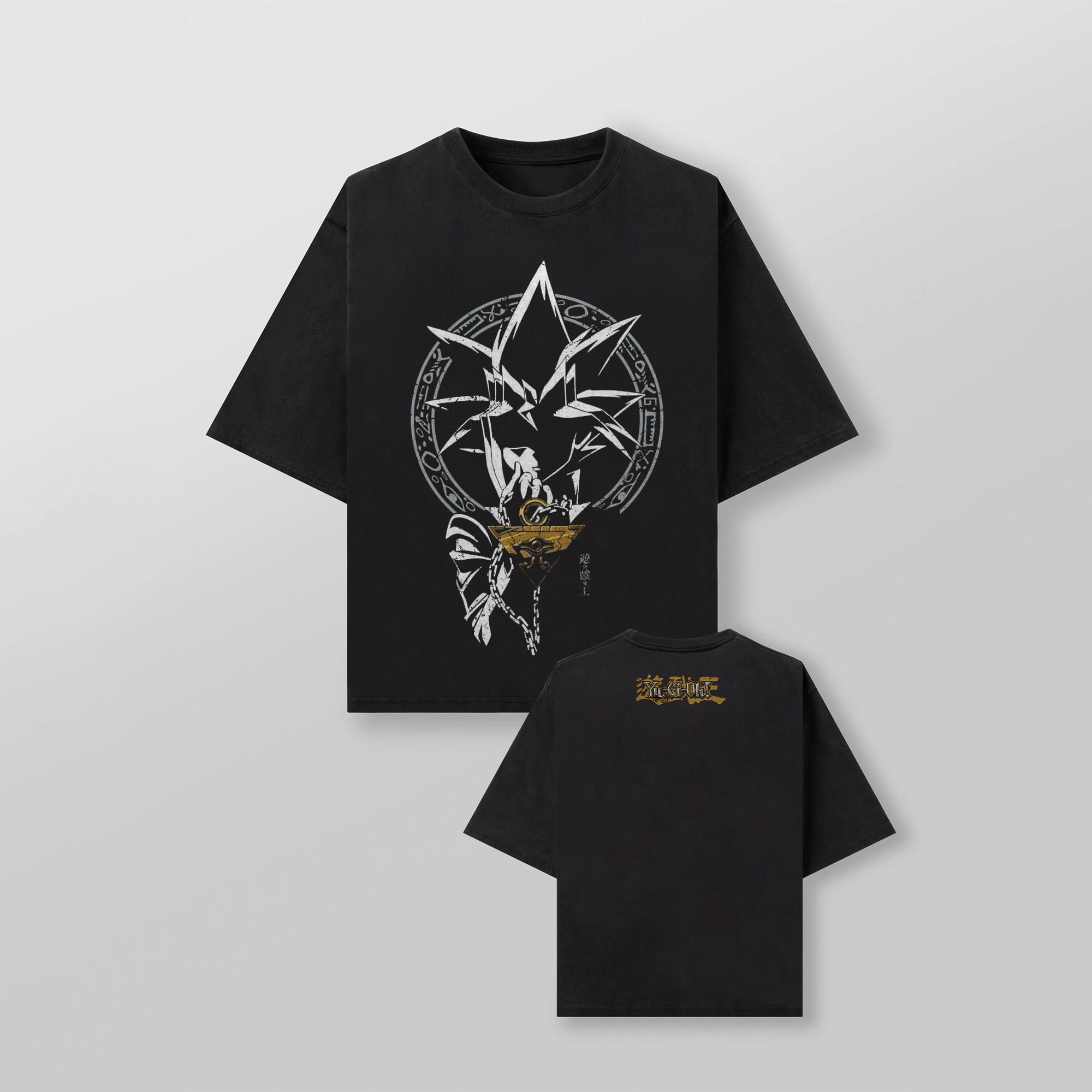 Unisex "Yu-Gi-Oh!" Game Anime Graphic Print T-Shirt Set-comicclothing