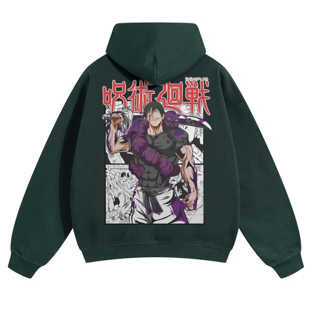 Unisex Casual Anime Print Hoodie