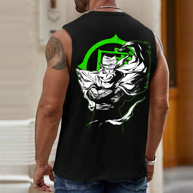 Unisex Anime Graphic Streetwear Vintage Gym Tank Top