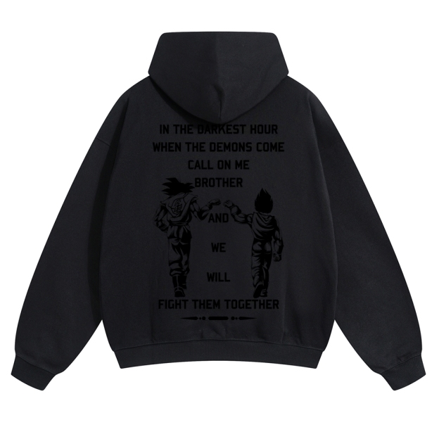 Unisex Anime Graphic Streetwear Vintage Hoodie