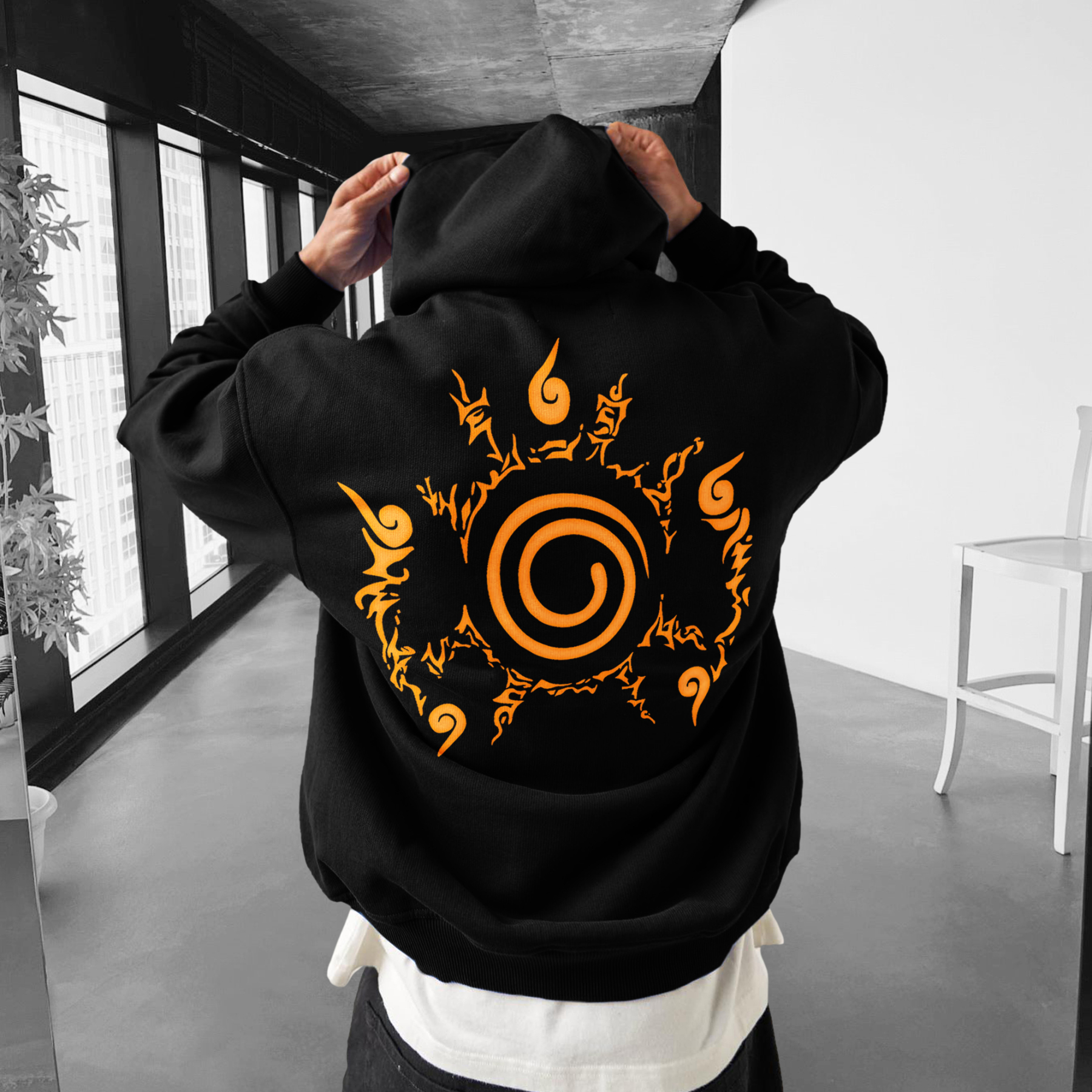 Oversized Anime Hoodie-comicclothing