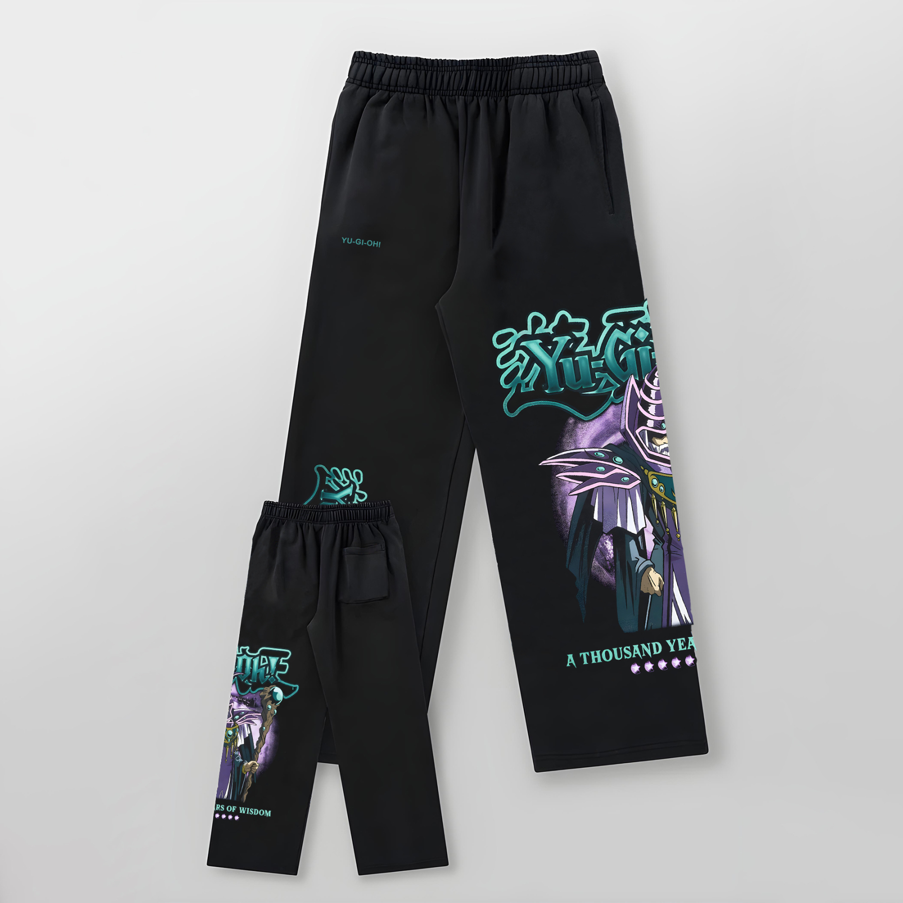 Unisex "Yu-Gi-Oh!" Game Anime Graphic Print Pants