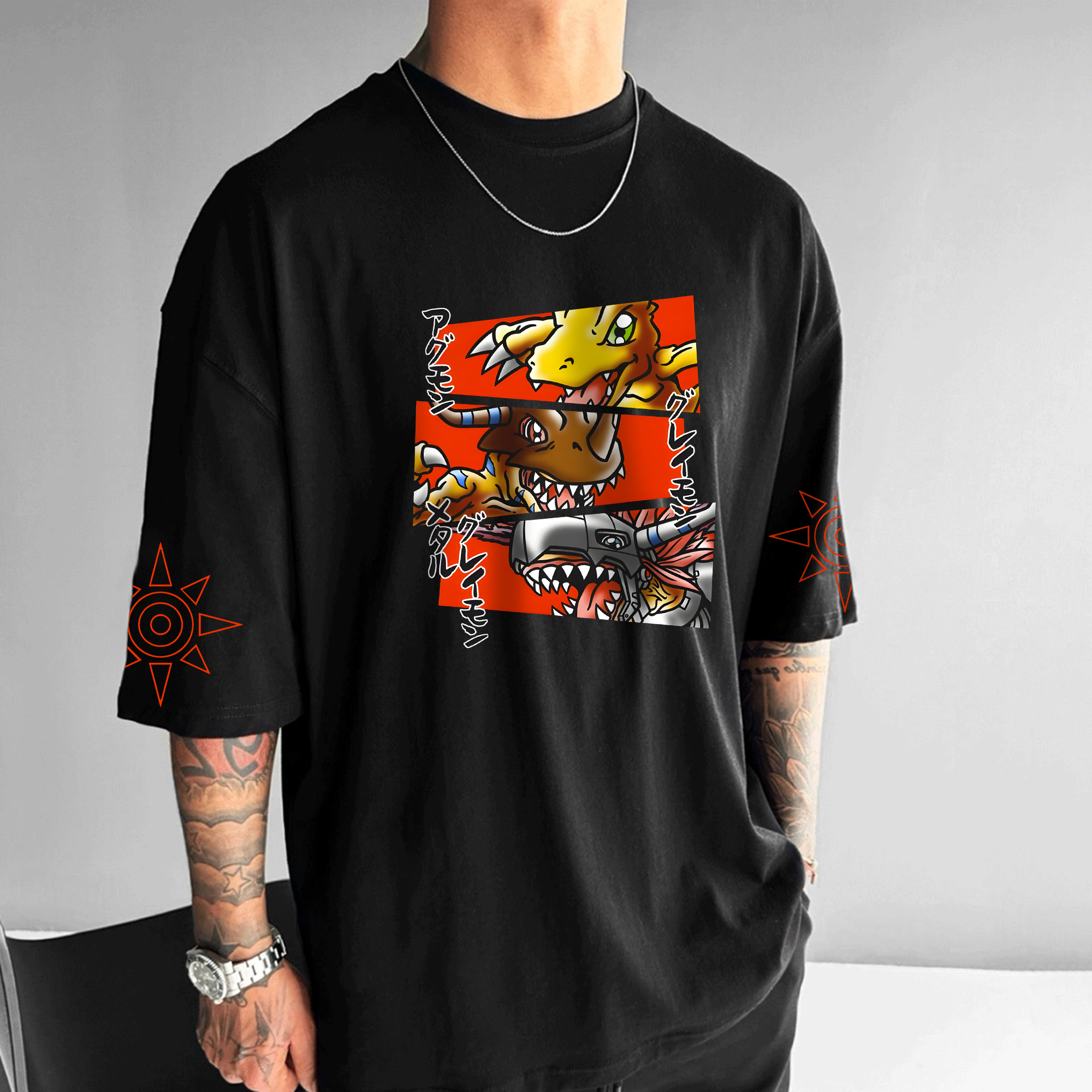 Unisex “Digimon” Anime Inspired Vintage T-Shirt-comicclothing