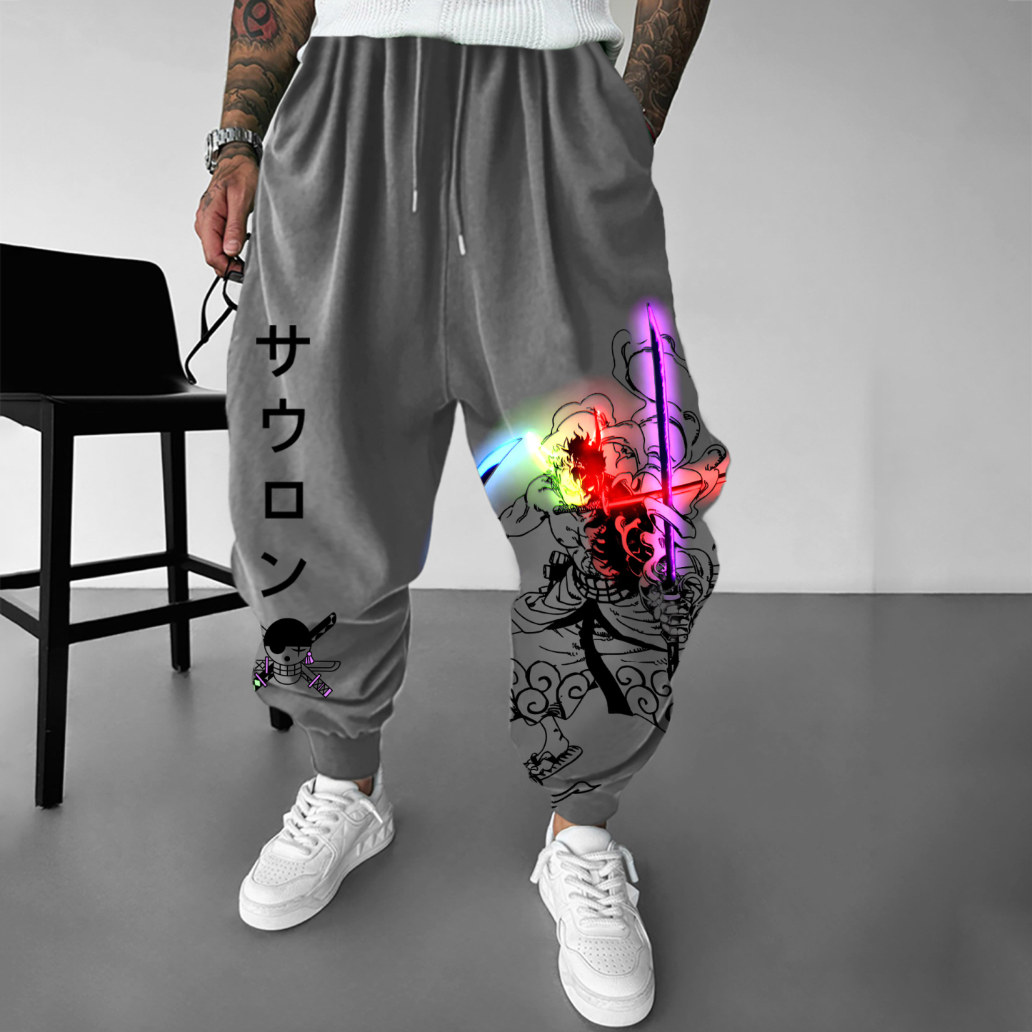 Unisex Anime Printed Gift Oversized Harem Pants