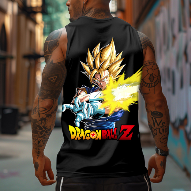 Unisex Anime Graphic Streetwear Vintage Gym Tank Top