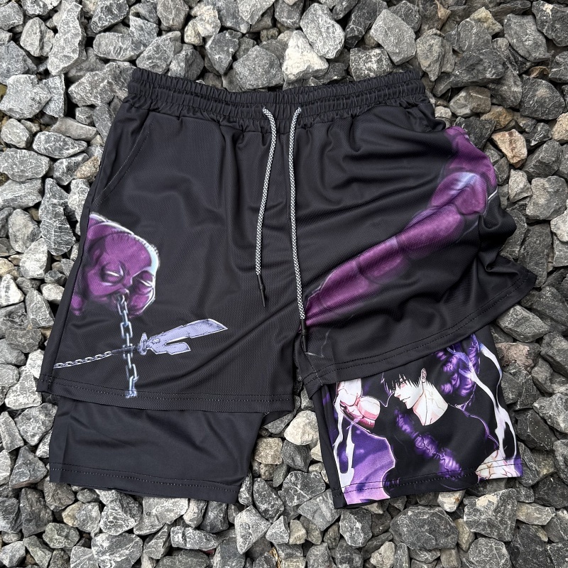 Anime Gym Performance Shorts