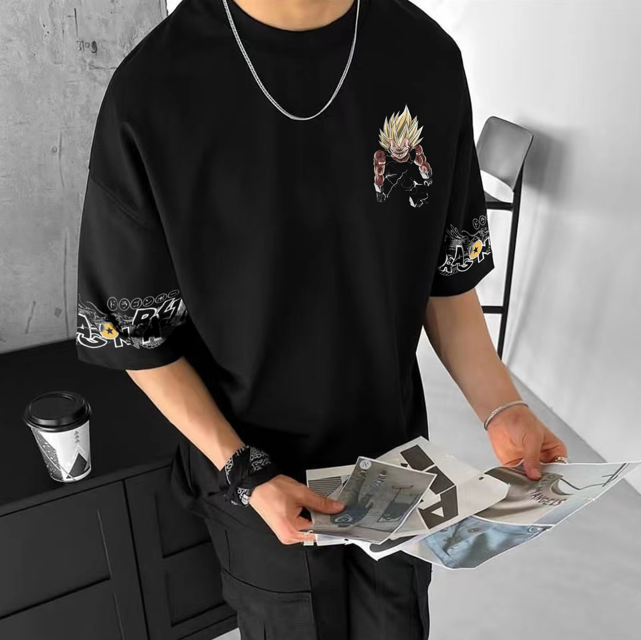 Unisex Anime Inspired Graphic Streetwear Vintage T-shirt