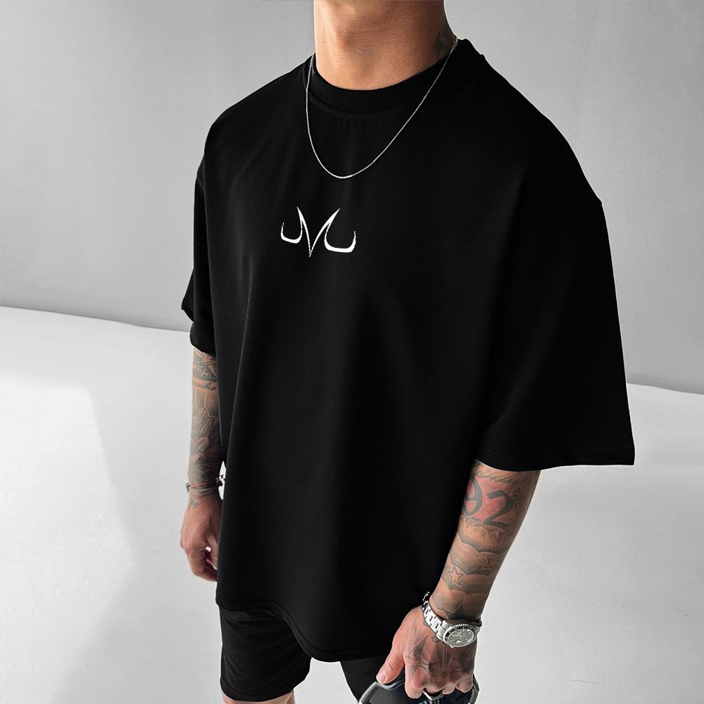 Unisex Casual Anime Vegeta Printed T-Shirt