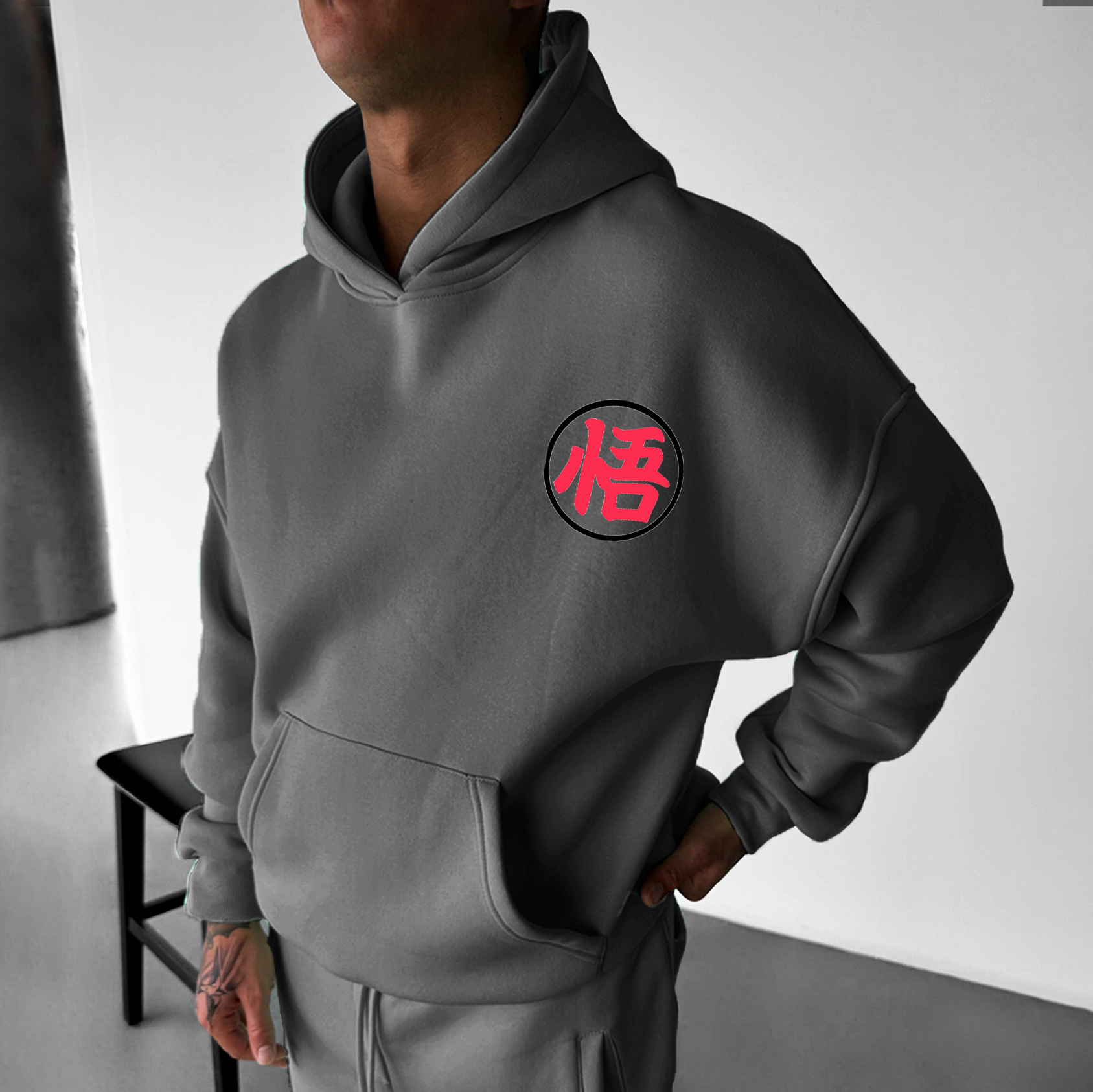 Unisex Anime Graphic Streetwear Vintage Hoodie