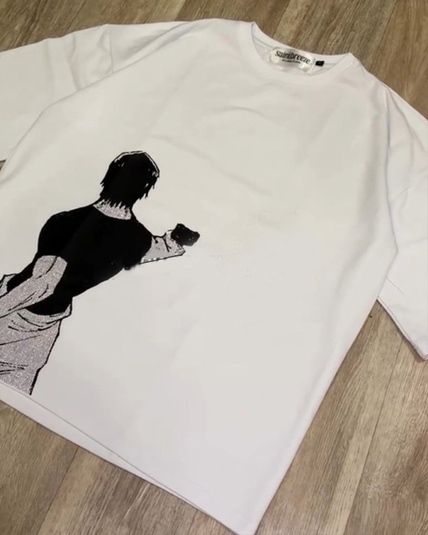 Casual Anima Design Short Sleeves T-shirt-comicclothing