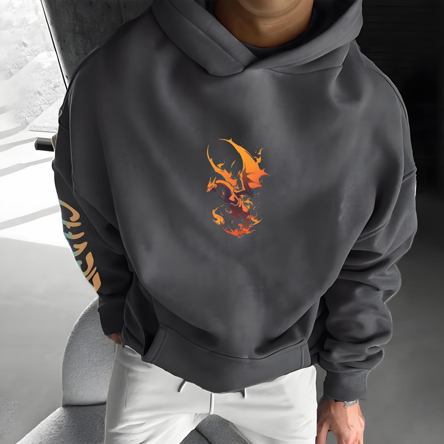 Unisex  Anime Graphic Streetwear Vintage Hoodie
