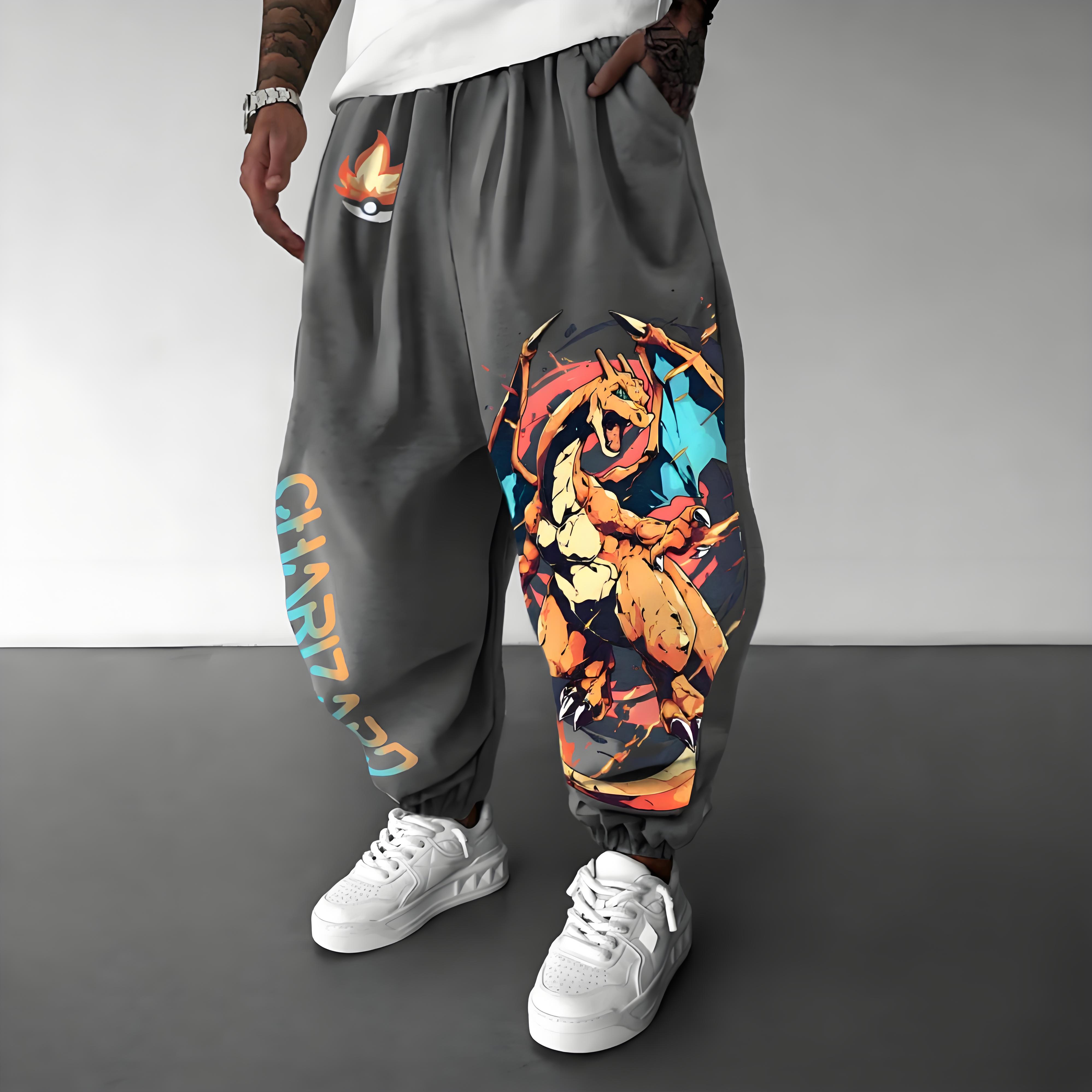 Unisex   Casual Anime Streetwear Pants