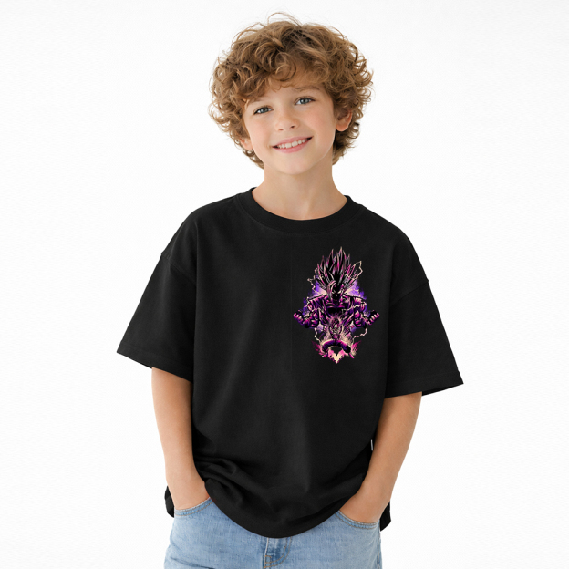 Dragon Ball Anime Graphic T-Shirt for Kids Cartoon Print Cotton Tee