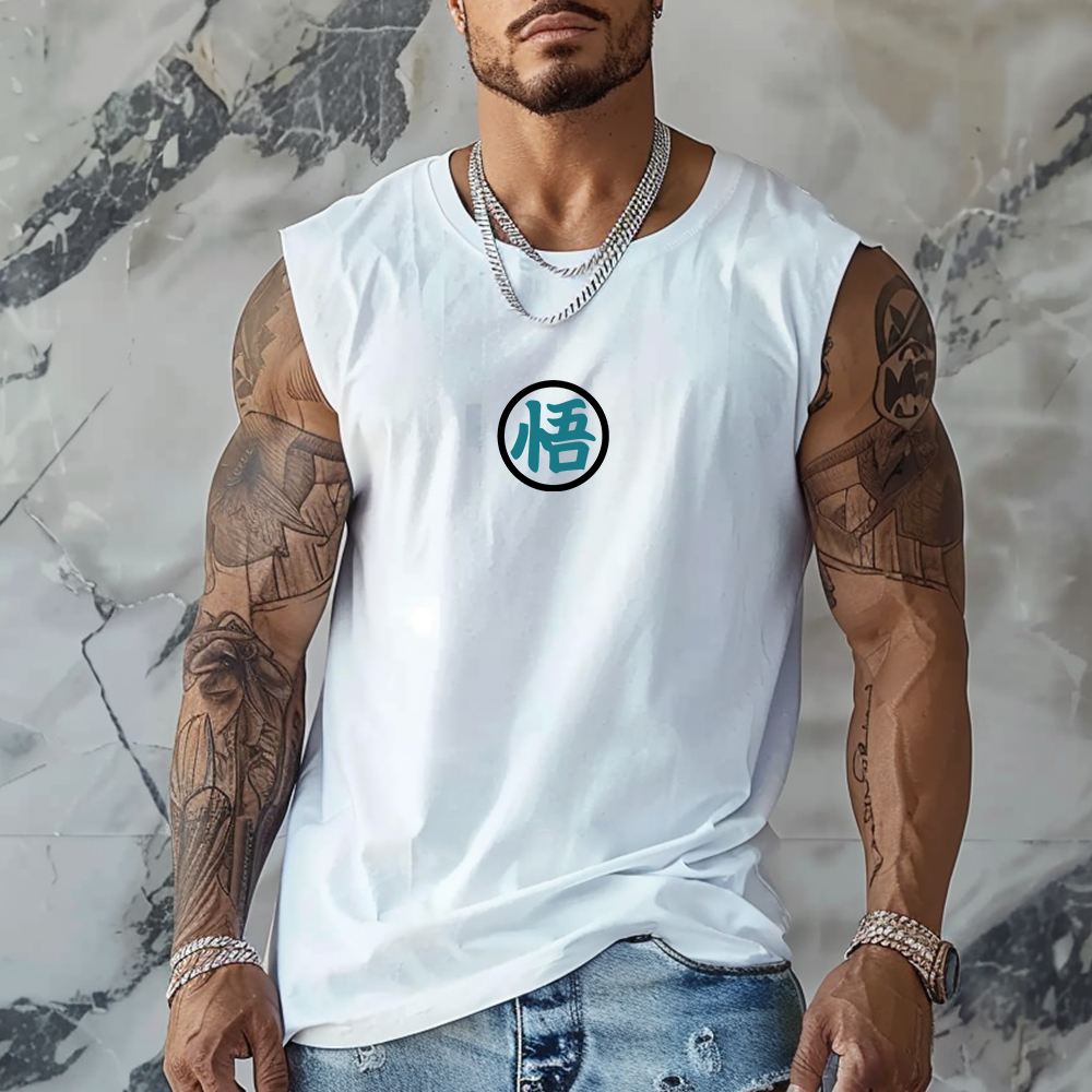 Unisex Anime Graphic Streetwear Vintage Gym Tank Top