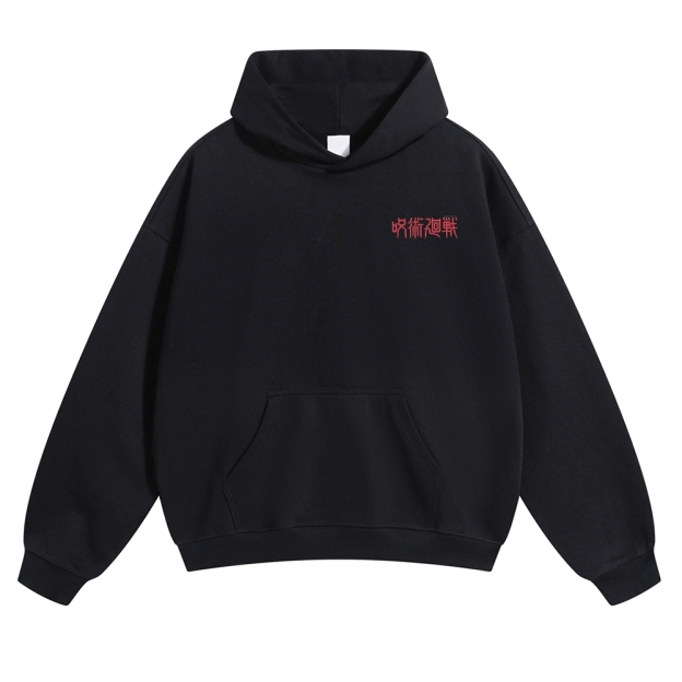 Unisex Casual Anime Print Hoodie