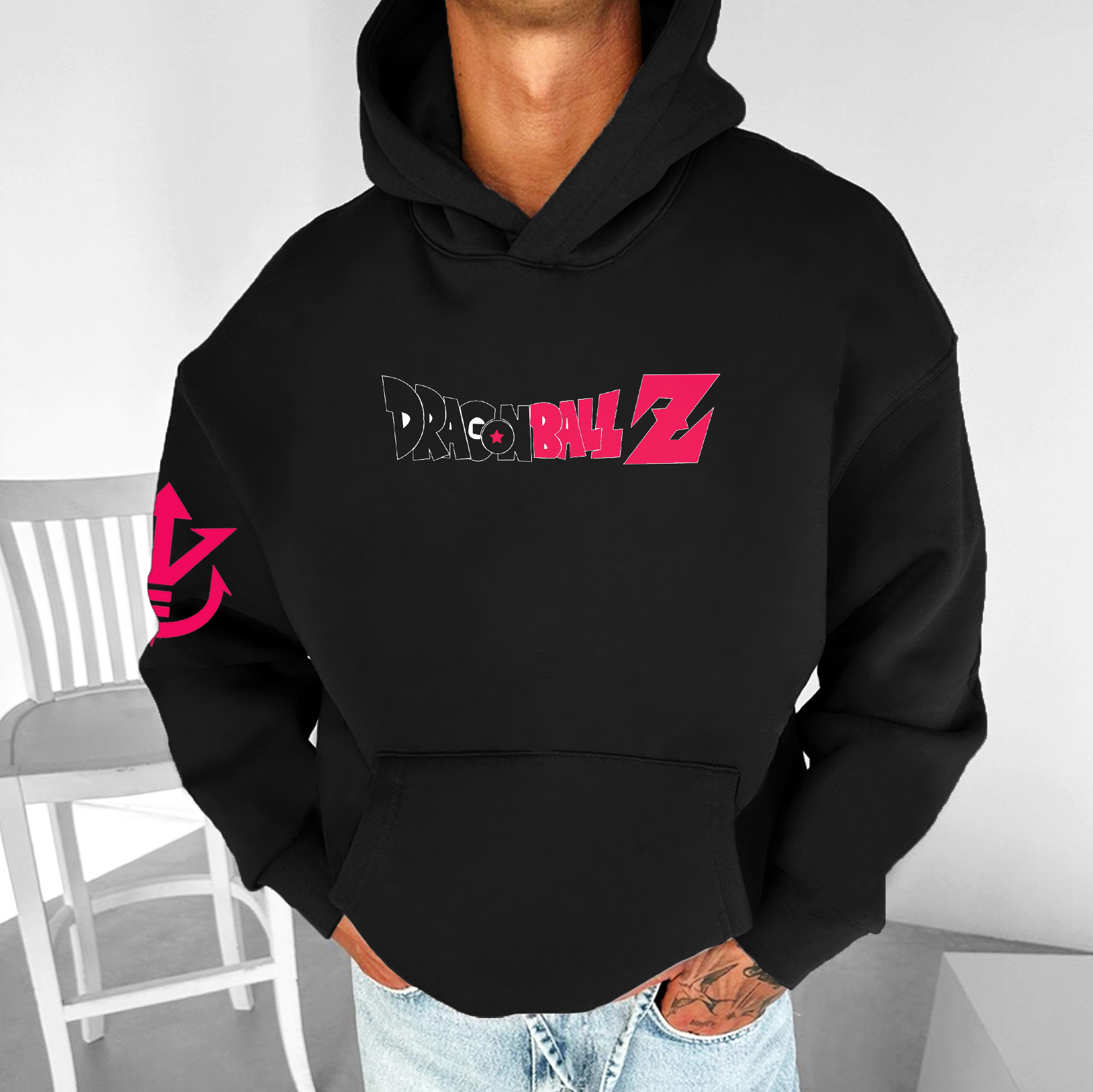 Unisex Anime Graphic Streetwear Vintage Hoodie