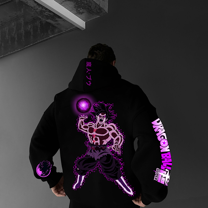 Unisex Anime Printed Casual Hoodie