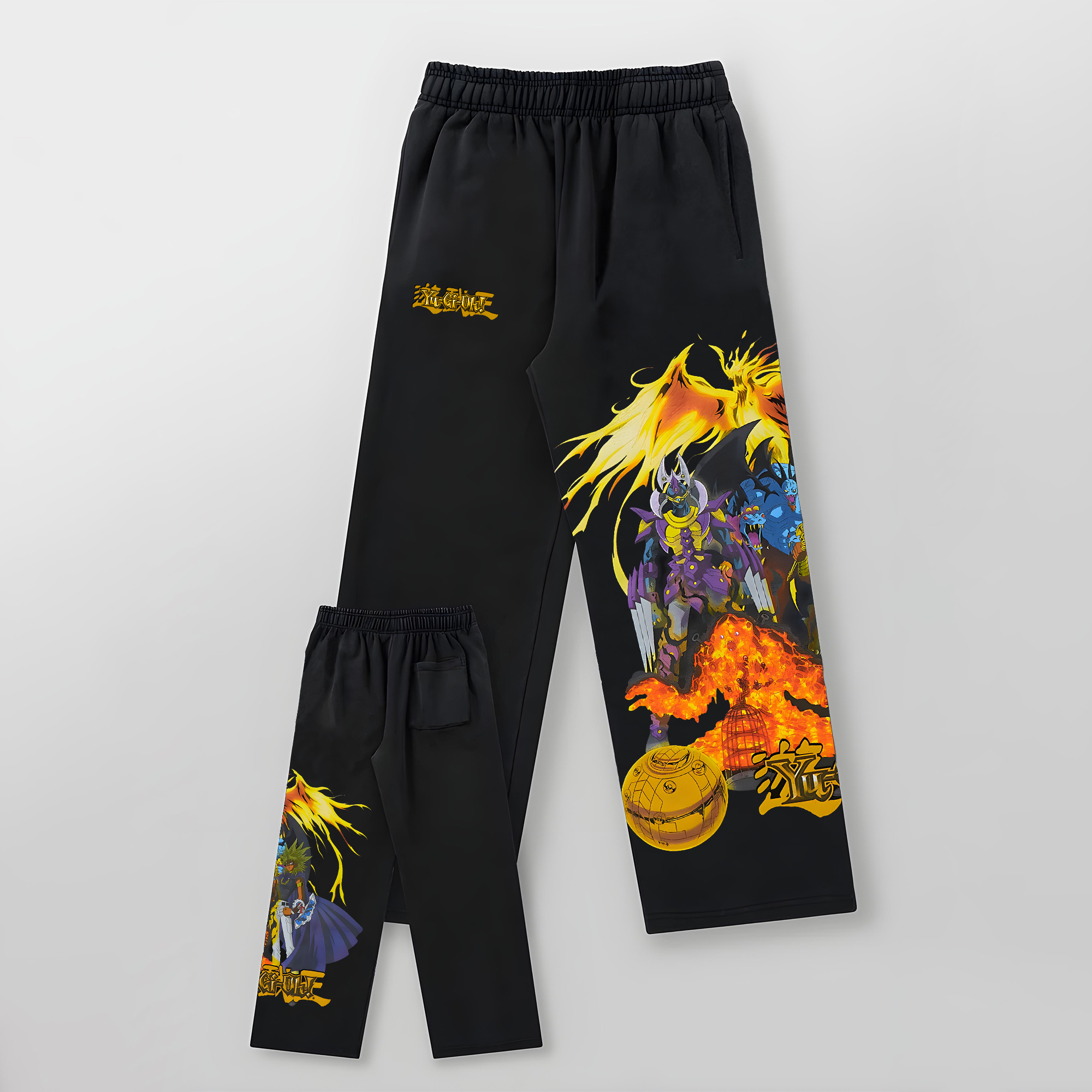 Unisex "Yu-Gi-Oh!" Game Anime Graphic Print Pants