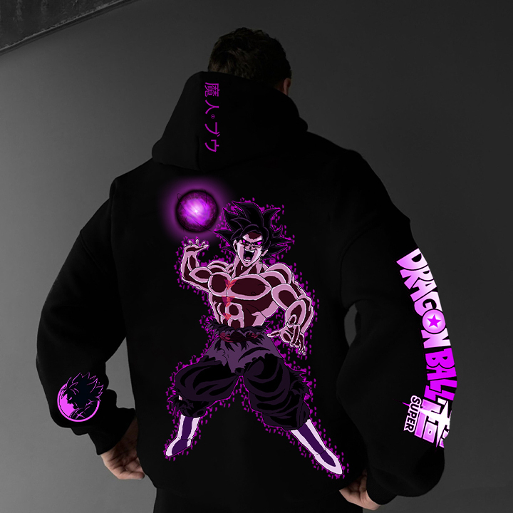 Unisex Anime Printed Casual Hoodie