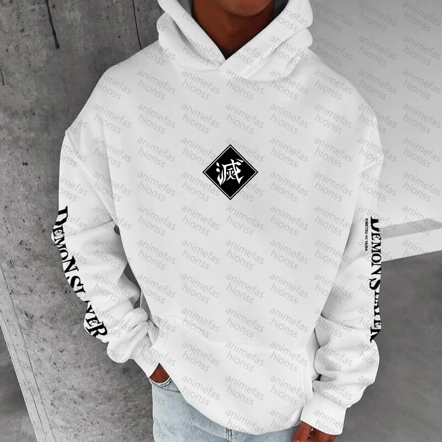 Unisex Anime Graphic Streetwear Vintage Hoodie