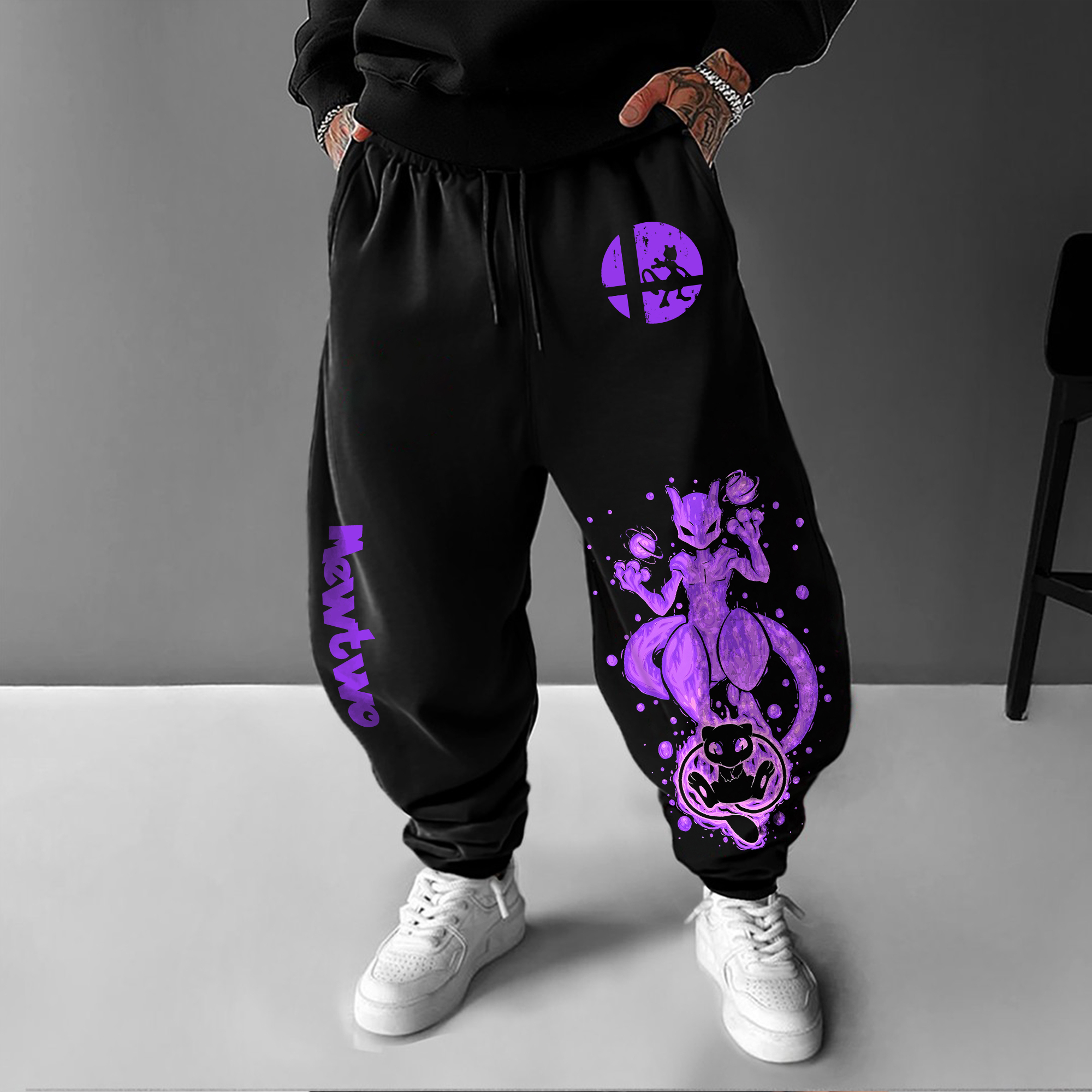 Unisex Casual Anime Streetwear Pants