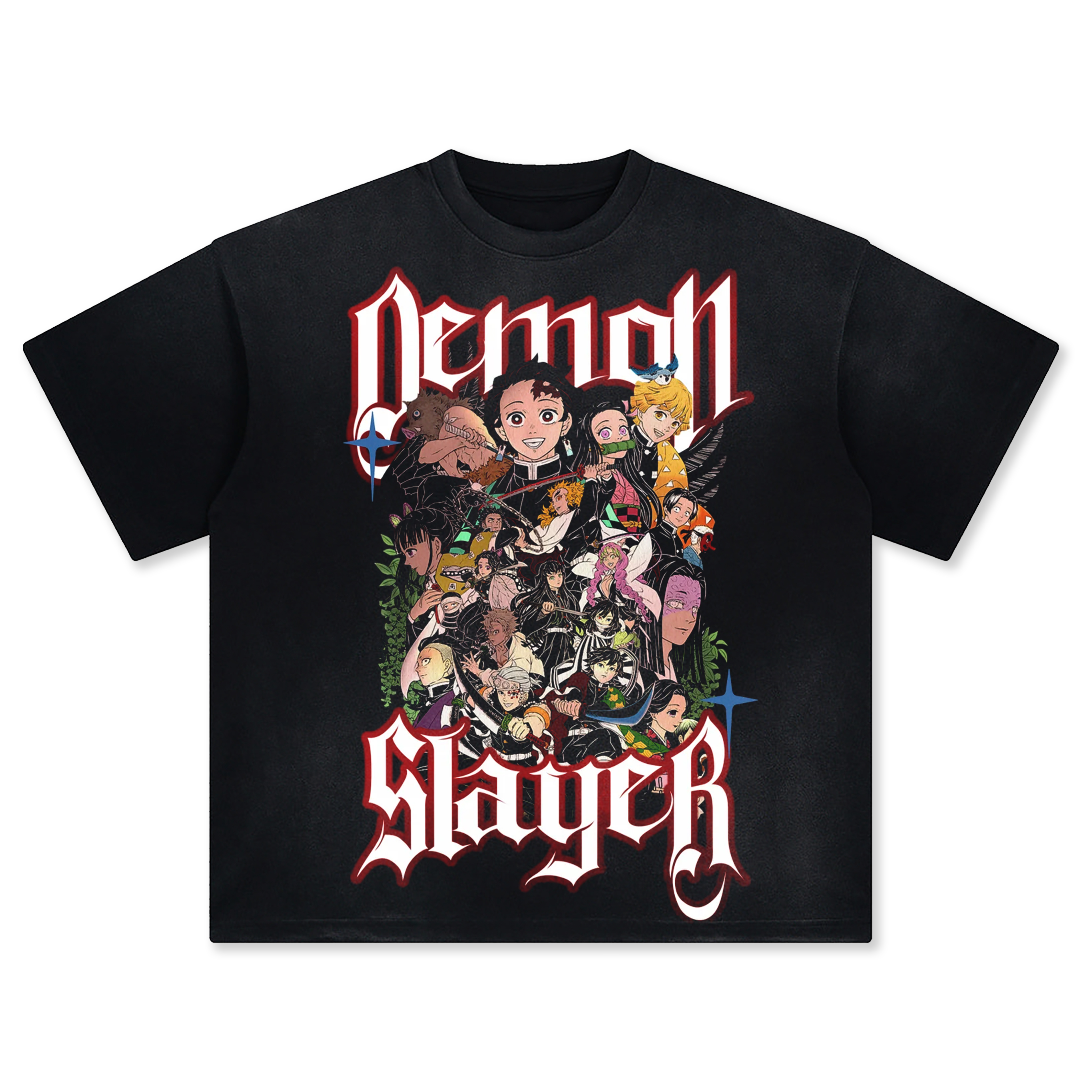 Unisex Vintage Tee丨  Demon Slayer Tee-comicclothing