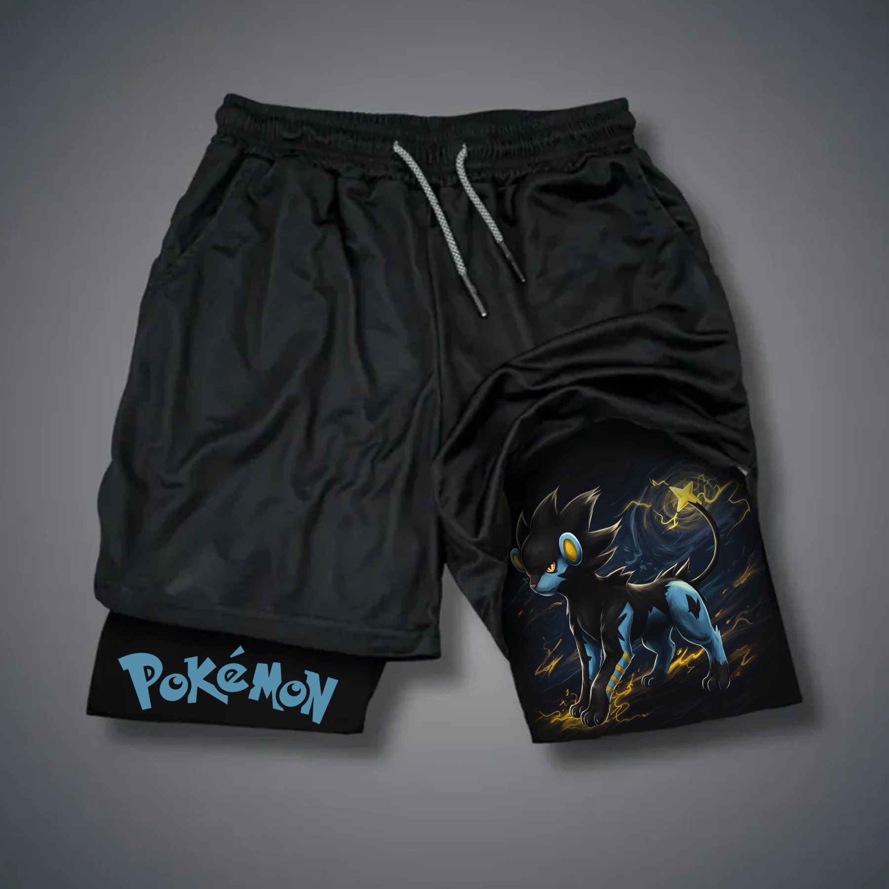 Unisex “Pokémon” Casual Anime Streetwear Shorts