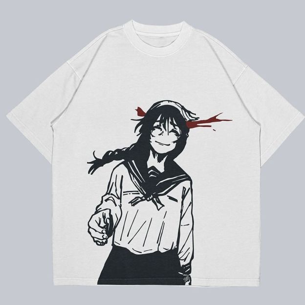 VINTAGE TEE丨Toji & Amanai shirt-JJK