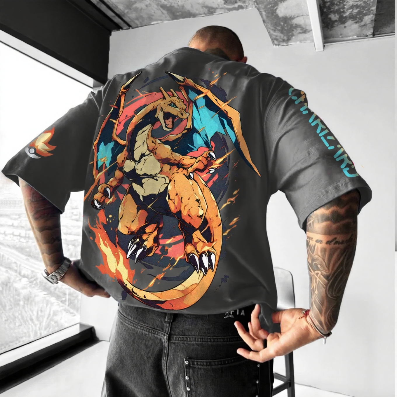 Unisex "Pokémon" Anime Inspired Vintage T-Shirt
