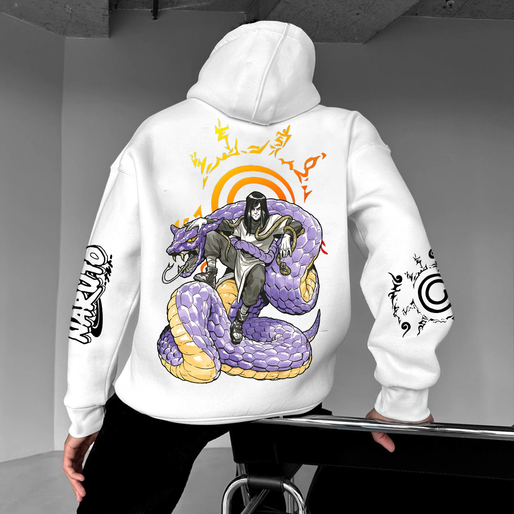 Oversized Unisex Anime   Anime “Anime”  Print Hoodie-comicclothing