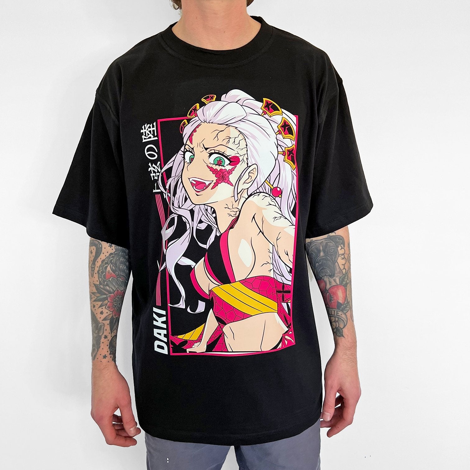 Unisex Vintage Tee丨Demon Slayer-comicclothing