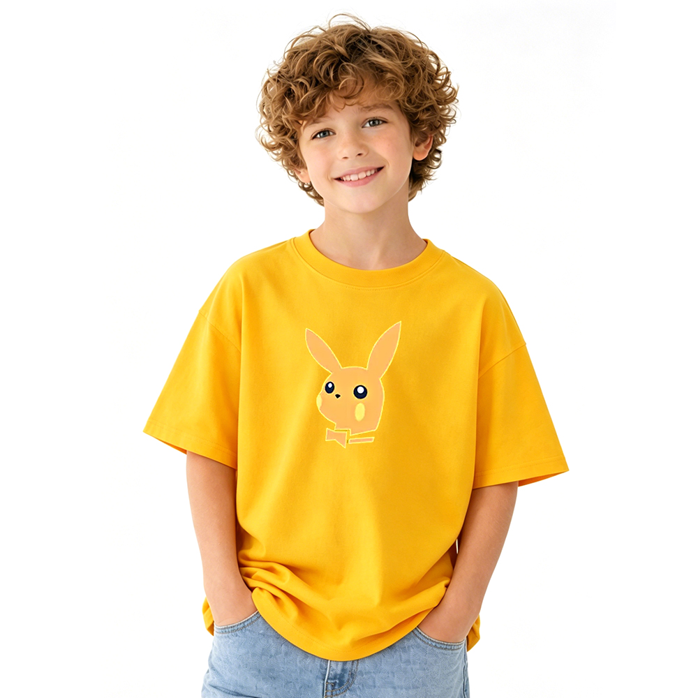 Pokémon Anime Graphic T-Shirt for Kids Cartoon Print Cotton Tee
