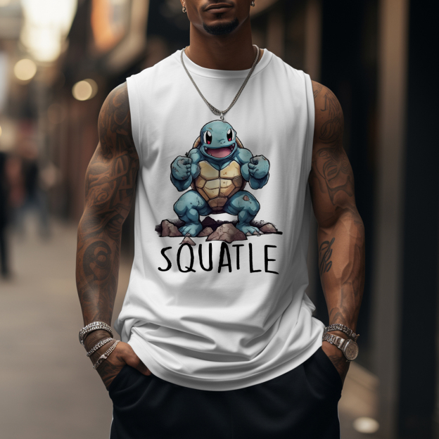 Unisex Casual Anime  Tank Top