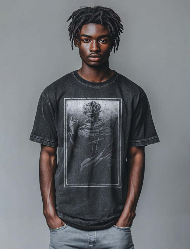 Satoru Divine Sorcerer Vintage Tee-Sporttstores