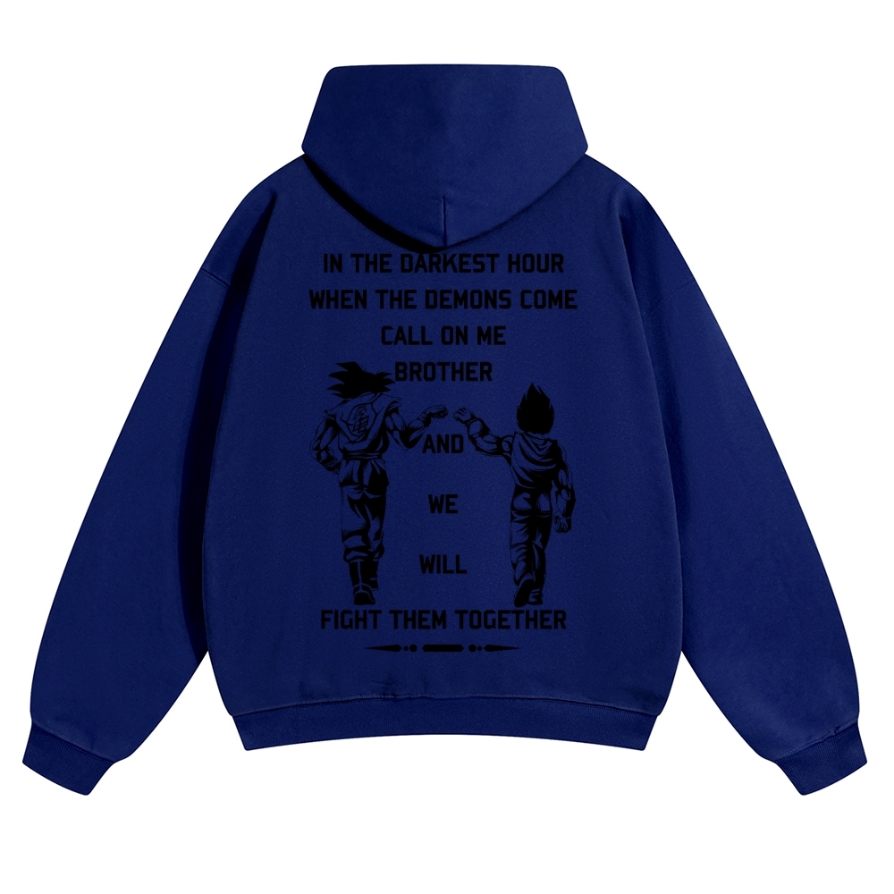 Unisex Anime Graphic Streetwear Vintage Hoodie