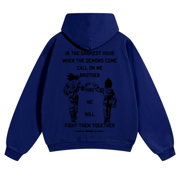 Unisex Anime Graphic Streetwear Vintage Hoodie