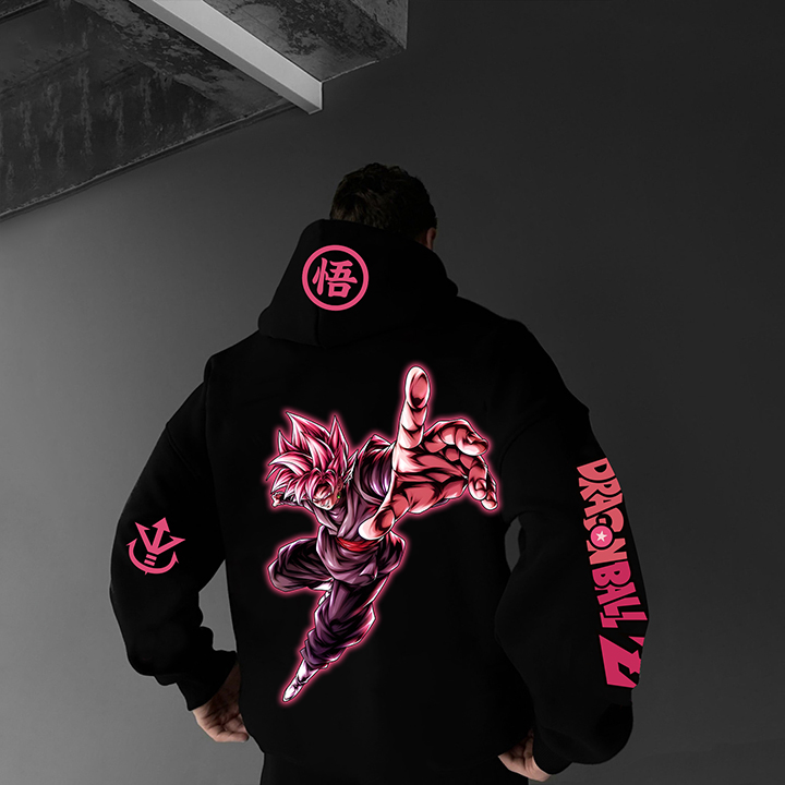 Unisex Anime Printed Casual Oversized Hoodie