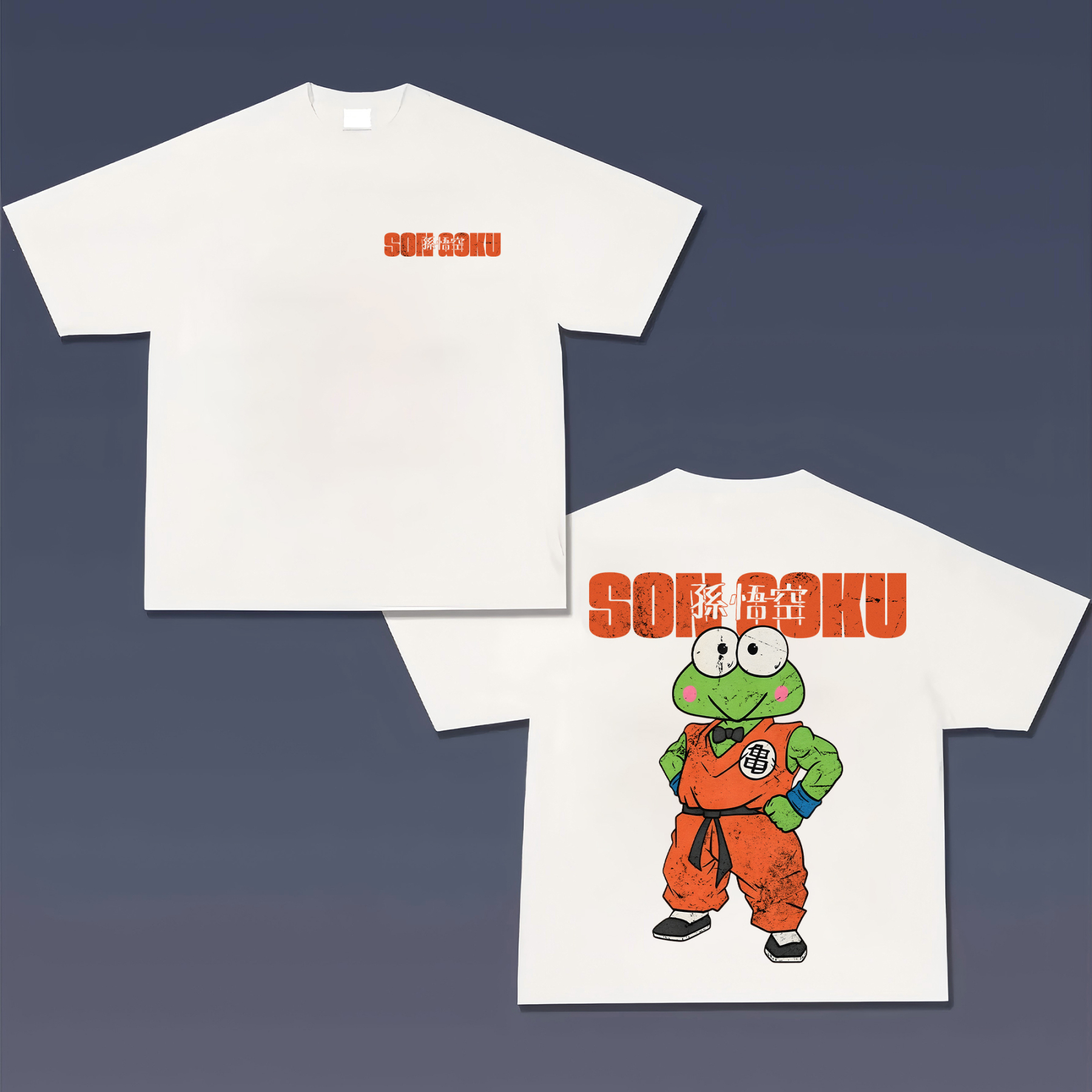 Unisex Fit Vintage T-Shirt丨Sanrio X Dragon Ball