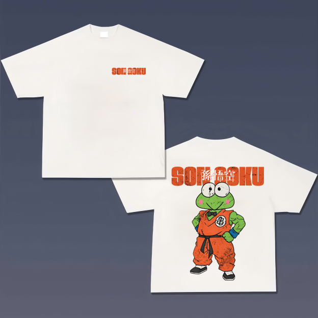 Unisex Fit Vintage T-Shirt丨Sanrio X Dragon Ball