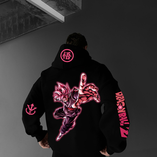 Unisex Anime Printed Casual Oversized Hoodie